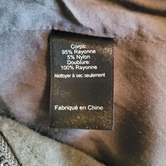 Lush Olive Green lined Jacket Double Zipper Women's Small NWT - Picture 9 of 14